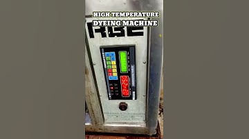 LABORATORY HIGH TEMPERATURE DYEING MACHINE...#shorts #textile