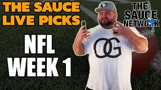 NFL Football Week 1 Live Picks With Kyle Kirms | The Sauce Network