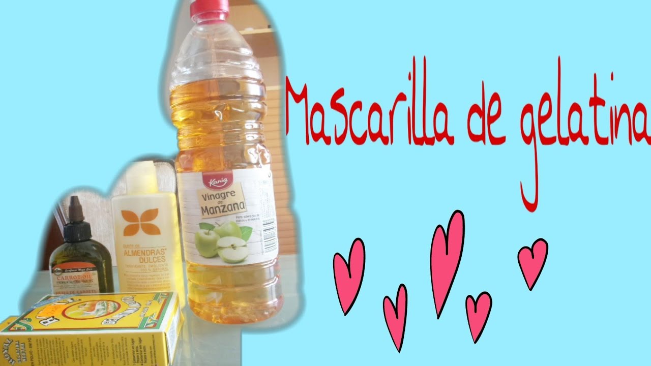 MASCARILLA DE GELATINA SABOR PARA HACER CRECER YouTube