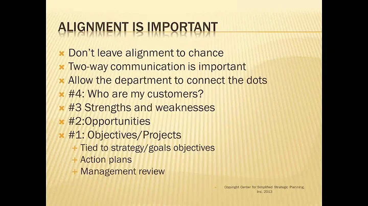 Strategic Alignment with Denise Harrison