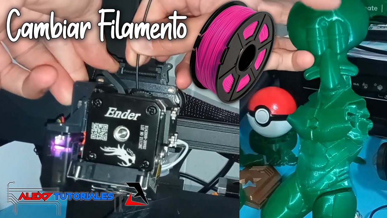 Cómo colocar filamento en impresora 3D