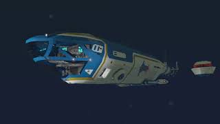 Subnautica in Space Engineers Atlas Sub Lifepod test