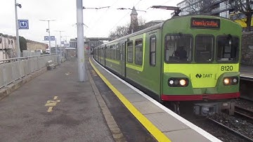 DART class 8100 no. 8120 departing dún laoghaire