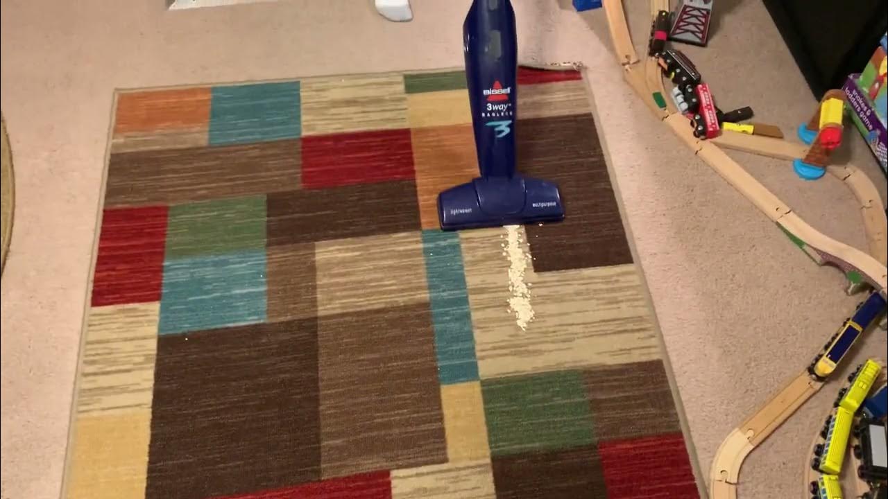 Dirt Devil 31 Simplistik Vs Bissell 3Way Bagless Vacuum Test YouTube