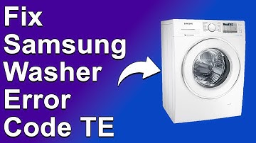 How To Fix The Samsung Washer TE Error Code - Meaning, Causes, & Solutions (Best Solution!)