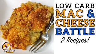 Low Carb MAC & CHEESE BATTLE - The BEST Keto Macaroni and Cheese Recipe! screenshot 5