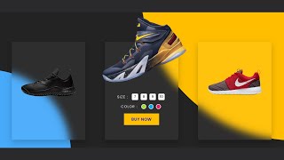 CSS Glassmorphism Product Card | Html CSS and JavaScript