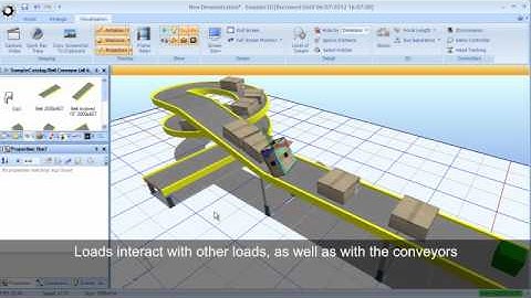 Demo3D Dynamic Factory Layout Overview