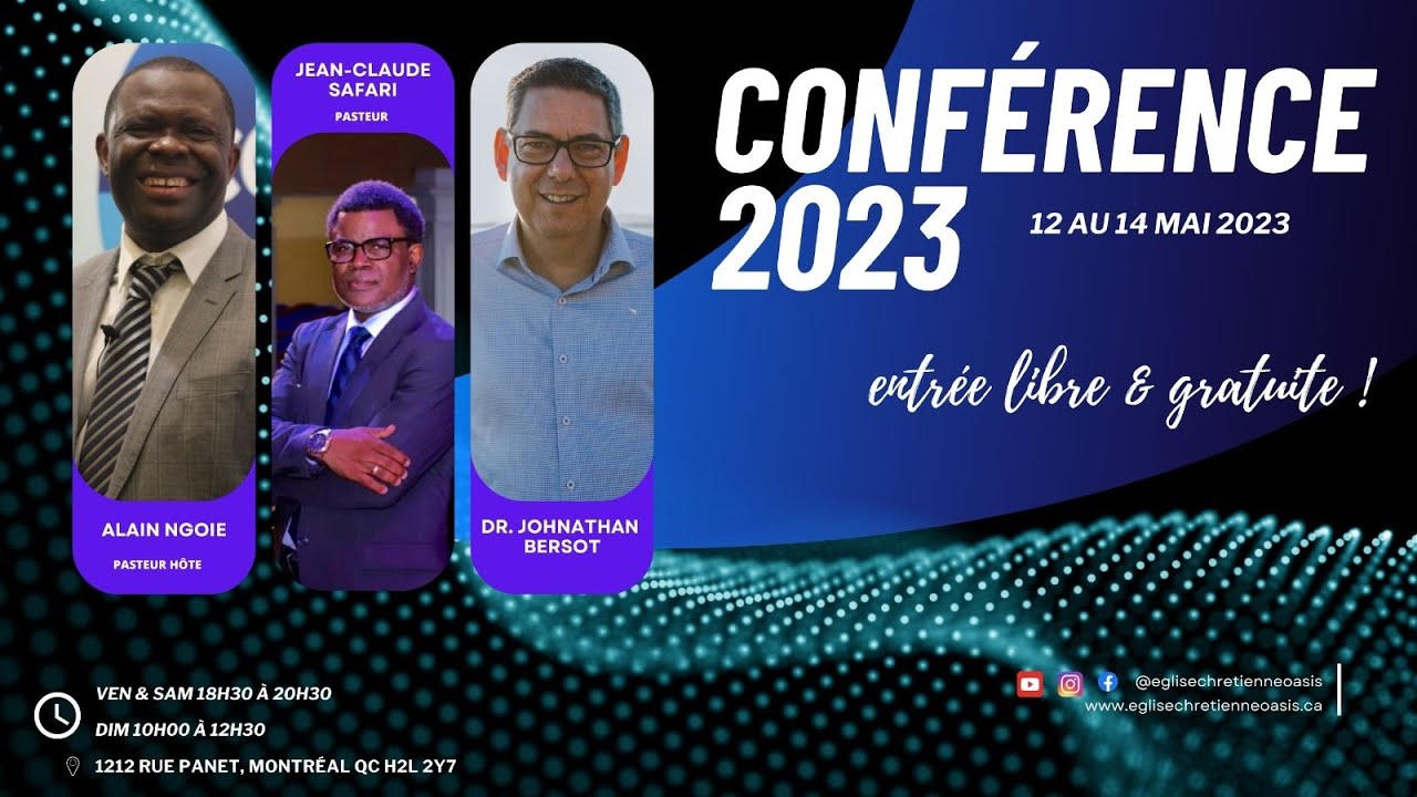 Oasis Conférence 2025 Jour 2 YouTube