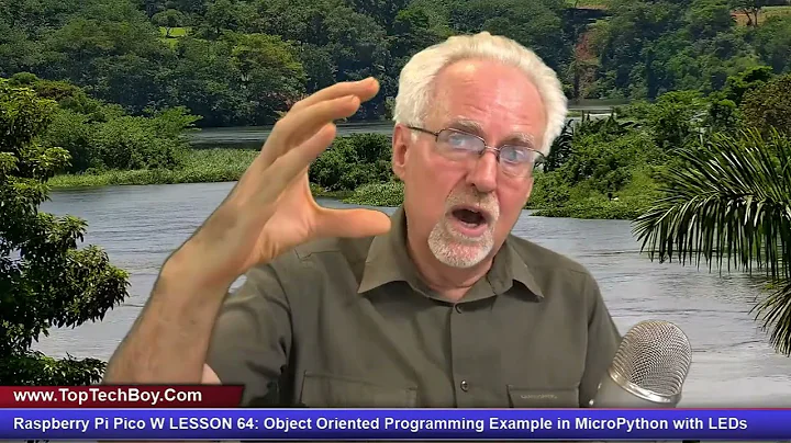 Raspberry Pi Pico W LESSON 64: Object Oriented Programming Example in MicroPython with LEDs