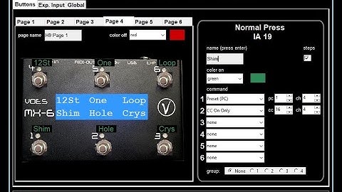 Voes Midi Controllers  MX-6x6