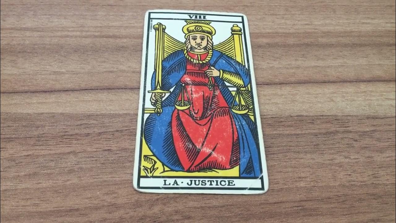 Comment apprendre la carte la justice du tarot en quelques minutes YouTube