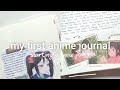 starting an anime journal + spirited away spread 🍃