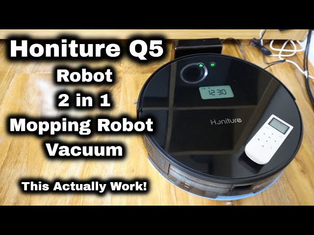 Honiture Q5 : This Robot Vacuum actually Works! 2 in 1 Mopping & Robot  Vacuum Cleaner 2000Pa Suction 