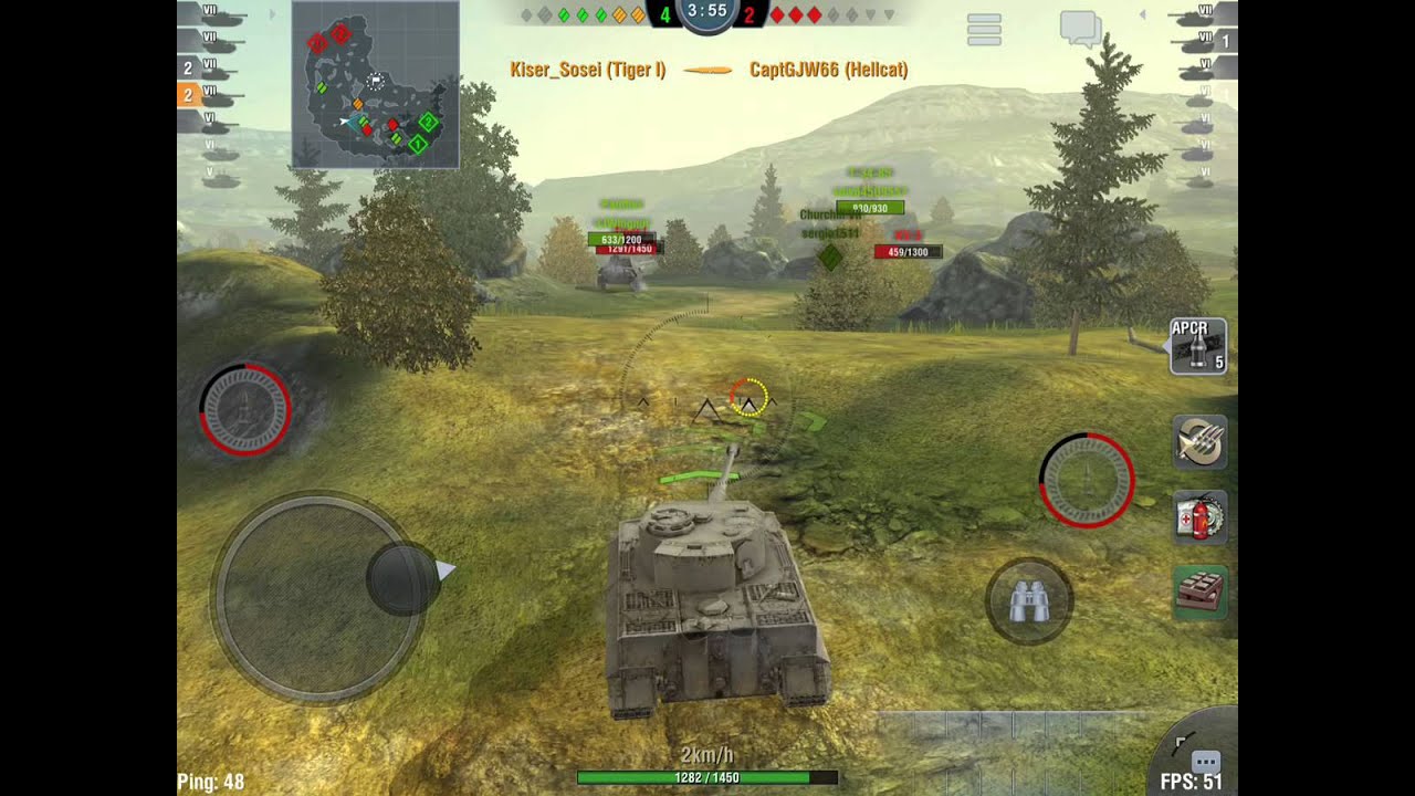wotblitz Tiger 1 3 Kills Rank 3 - World of Tanks Blitz