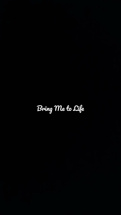 Bring Me To Life - Evanescence