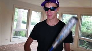 TRASHING MANSION! Breaking things in a mansion using a golf club and baseball bat!