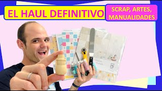 EL HAUL DEFINITIVO de compras😍Manualidades😍Scrap😍material de Arte ▶amazon scrapbooking scrapbook