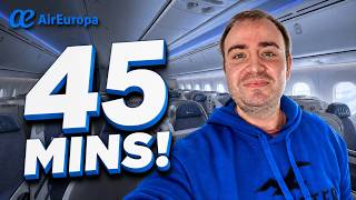 An Air Europa Boeing 787... for a 45 minute domestic flight!