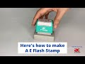 A E Flash Stamp (Pre-Inked)