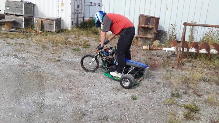 Drift trike first test run