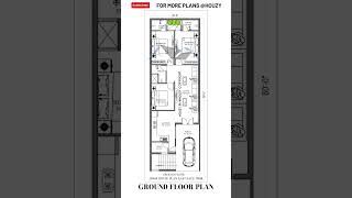 20x60 house plan east facing houzy housedesign 1bhk homedesign realestate houseplanning vastu