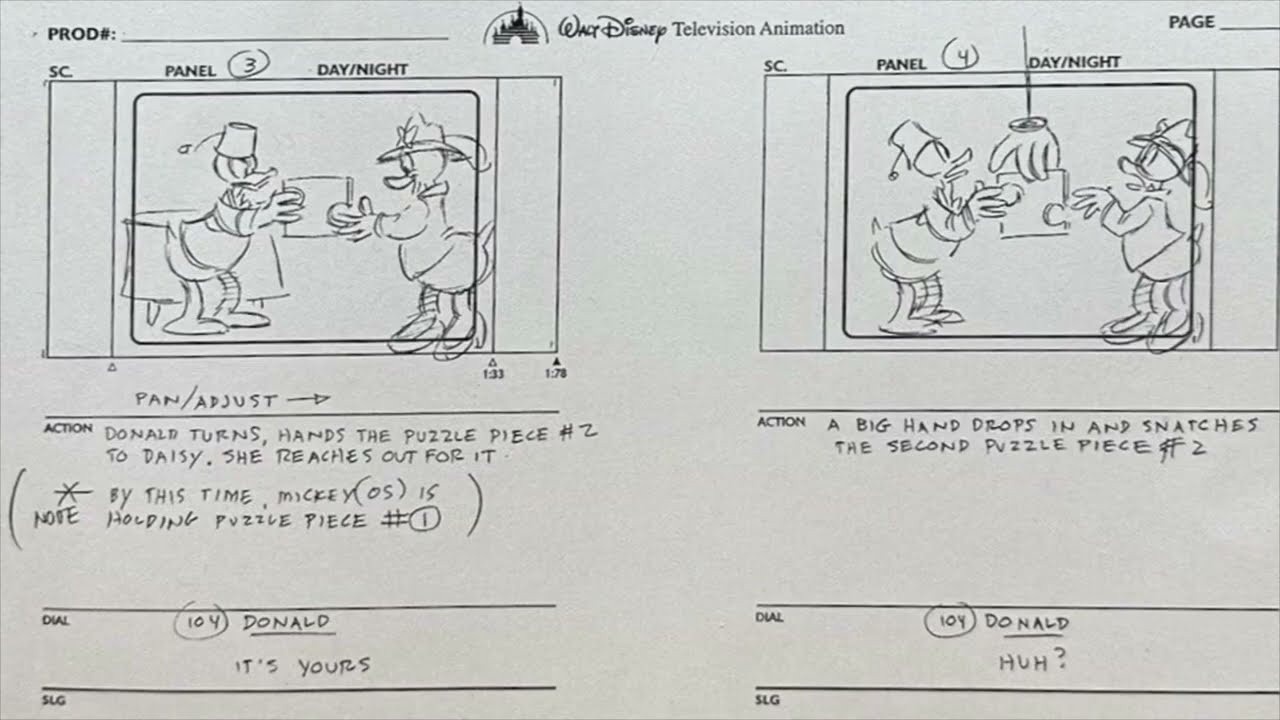 The Golden Boo Boo - Storyboards (Mickey Mouse Clubhouse Behind the Ears)