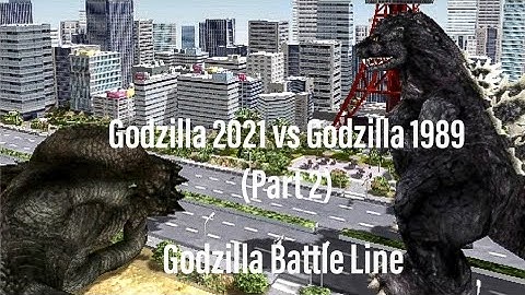 Godzilla 2021 vs Godzilla 1989 (Part 2) - Godzilla Battle Line