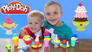 Play-Doh Sweet Ice Cream Shop || Gumball Making Challenge