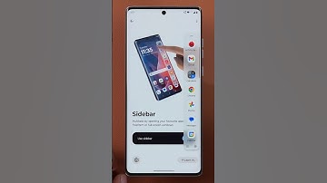 Moto Edge 50 Fusion Smart Sidebar #shorts #youtubeshorts