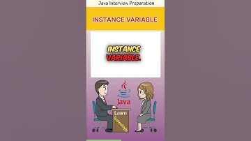 Instance Variable in Java | Java Interview Question #java #instancevariable