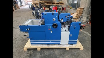 TWO COLORS PALSTIC BAG OFFSET PRINTING MACHINE 620x450mm WITH UV MERCURY LAMP DRYING ZR62IIS-UV