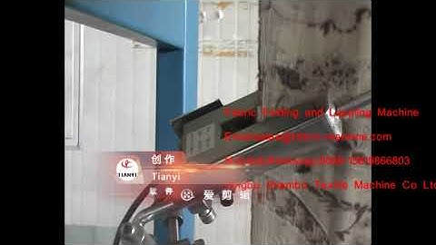 fabric folding and lapping machine