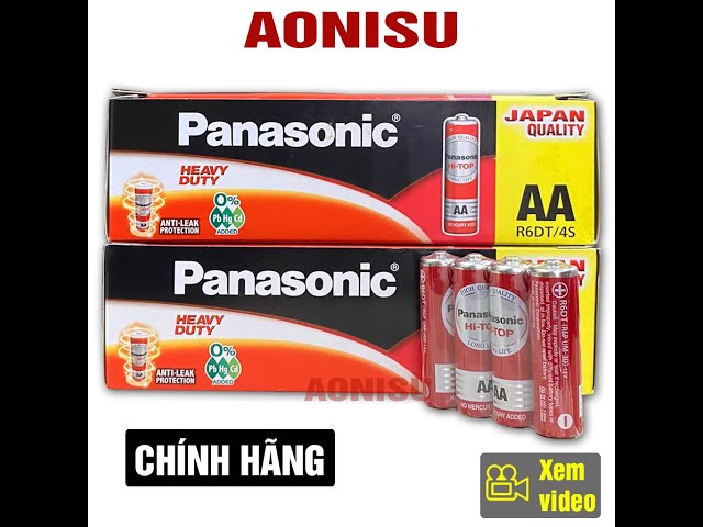 Pin Tiểu Panasonic AA NHẬP KHẨU CHÍNH HÃNG 1.5V CHỌN SỐ LƯỢNG - Hộp Pin 2A AONISU