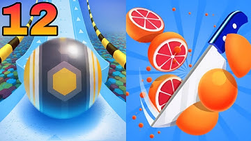 🥶ACTION BALLS🤎🖤 VS 🥵SLICE IT ALL💔❤️‍🩹 Speedrun Gameplay