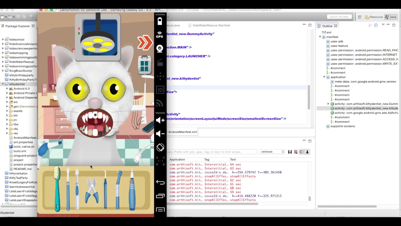 Kitty Dentist - Source Code Video By Sell My Source Code - YouTube