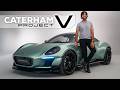 First Look at the Caterham V! Ultra Light EV at 1190KG!!