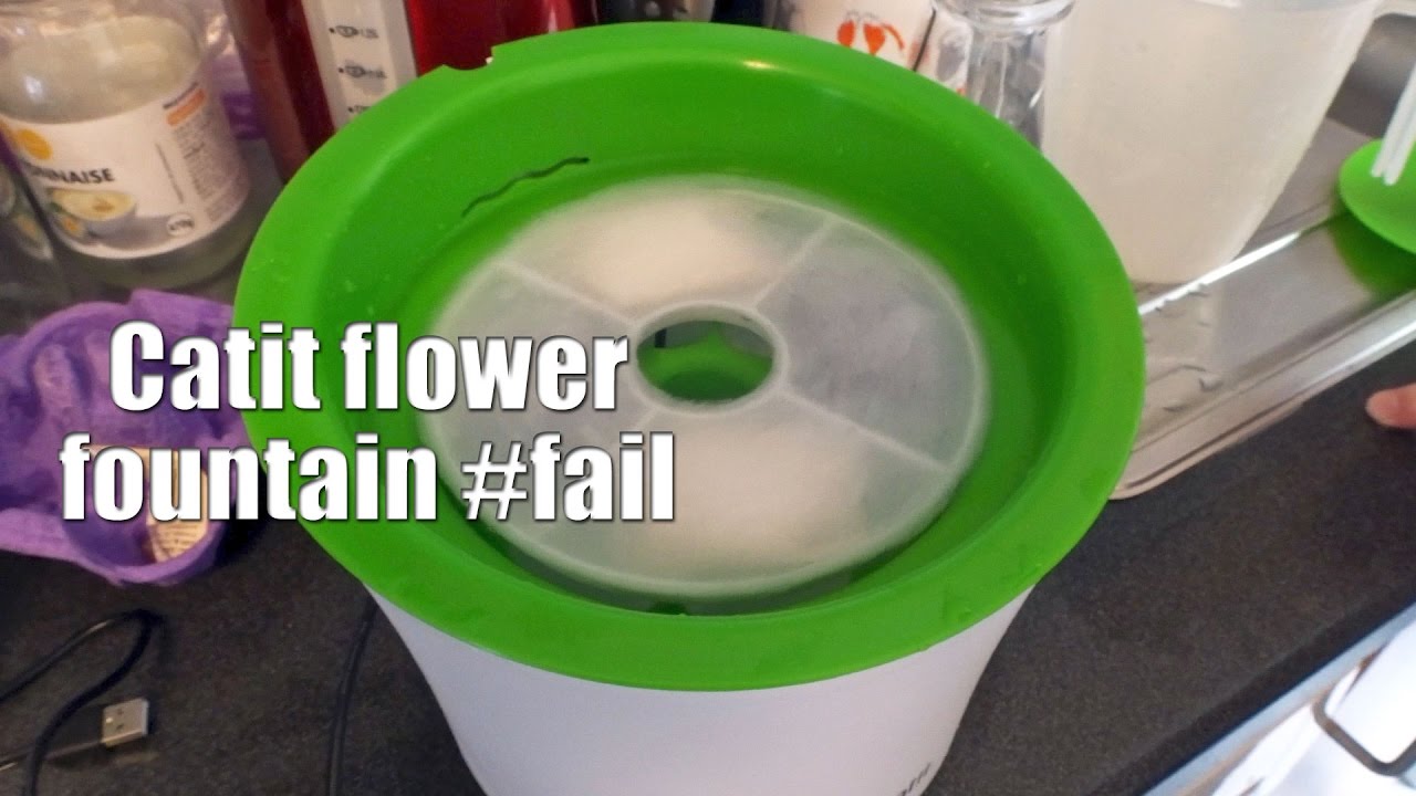 catit flower fountain pump cleaning