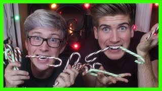 CANDY CANE CHALLENGE WITH TYLER!