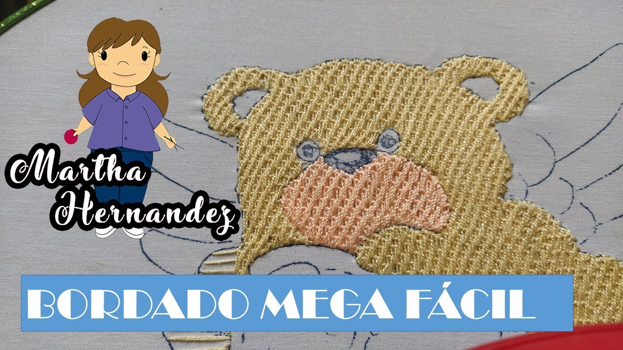 Bordado Fantasía Oso Mamá