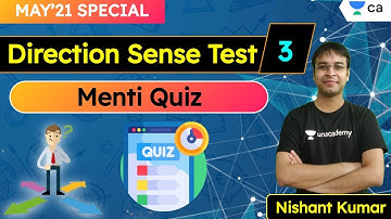 L3 : Menti Quiz | Direction Sense Test | May 