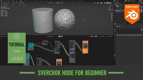 Blender Tutorial: Blender SVERCHOK node for beginners