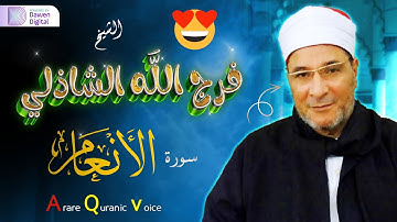 غادر الدنيا مع هذا الصوت الحنون!! 💯 راحة البال ⚡ الشيخ فرج الله الشاذلي, نوادر سورة الأنعام والقصار