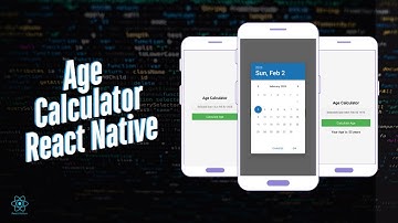 "Build an Age Calculator App in React Native | Full Tutorial for Beginners"