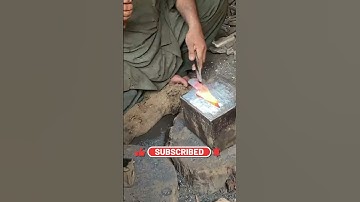 Turning Rusty Iron into Making Sharp Knife #shorts #viral #trending