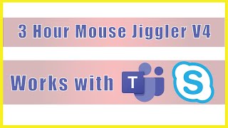 3 Hour Mouse jiggler version 4  Keep Computer Awake MS Teams