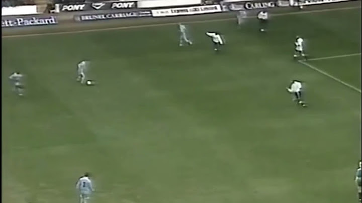 Tottenham Hotspur 3-1 Coventry City 1995/96