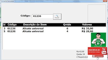 Dúvida dos  inscritos - Somar Valores em coluna Listbox conforme valores filtrados