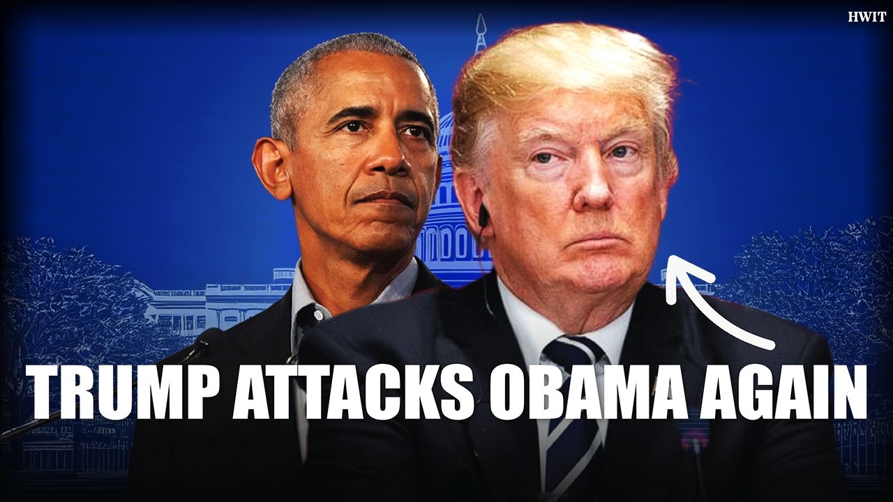 Donald Trump ATTACKS Barack Obama To Distract From His Failure Of A ...