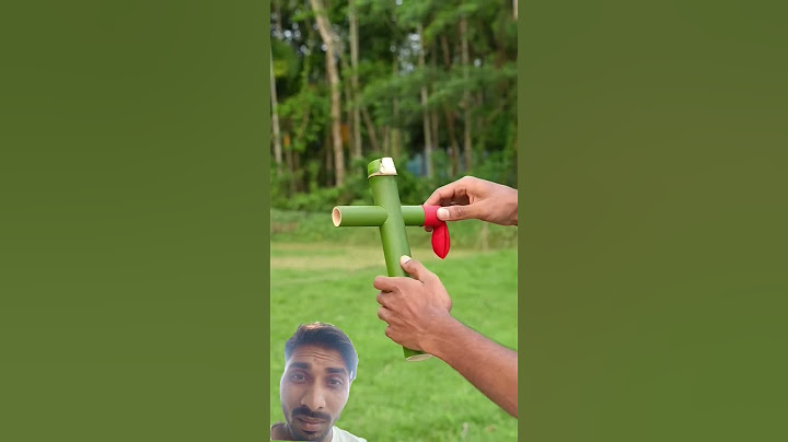 diy bamboo creations with colour balloon slingshots